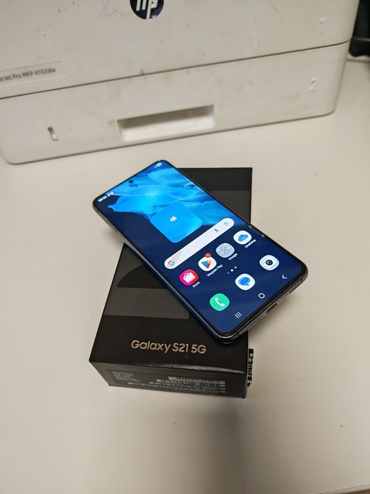 Samsung S21 Black  128GB stare bună totul original liber retea