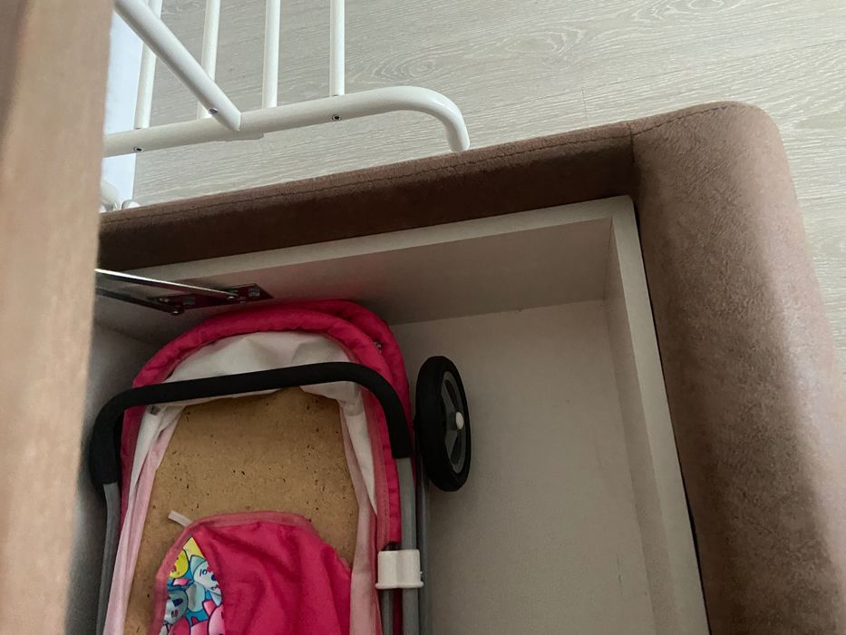 Пуфик с тумбой для хранения