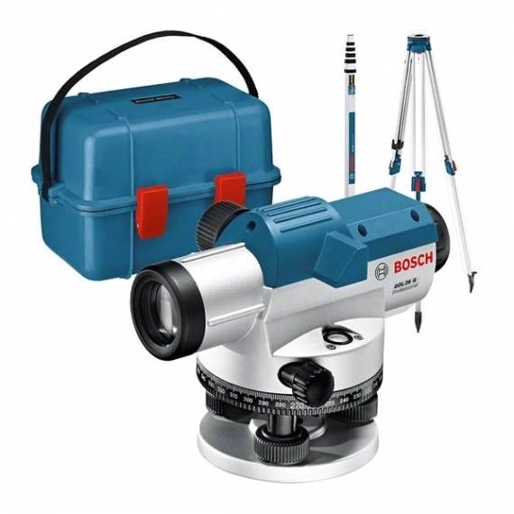 Оптичен нивелир Bosch GOL 26 G professional/лата GR 500 и статив ВТ160