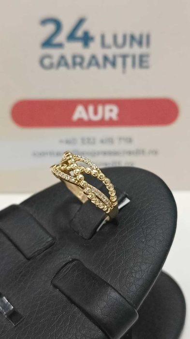Inel aur 14k 2.26gr [AG24 Harlau B.45872.2) - Garantie 2 ani!