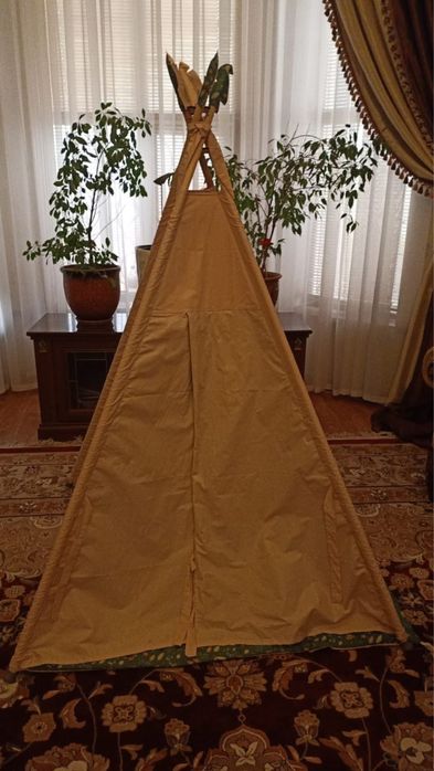 Вигвам в хорошем состоянии