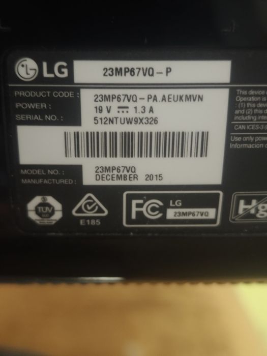 Монитор lg 23 инча