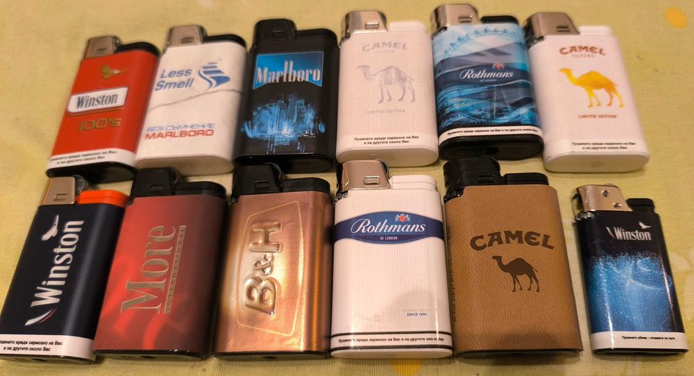 Колекция запалки Djeep - 12 броя, нови