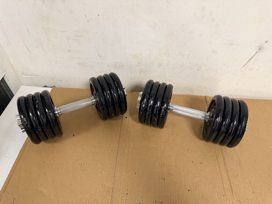 Gantere reglabile noi set yy45 kg. 22,5 kg+22,5 kg=45 kg pret promo 450 lei