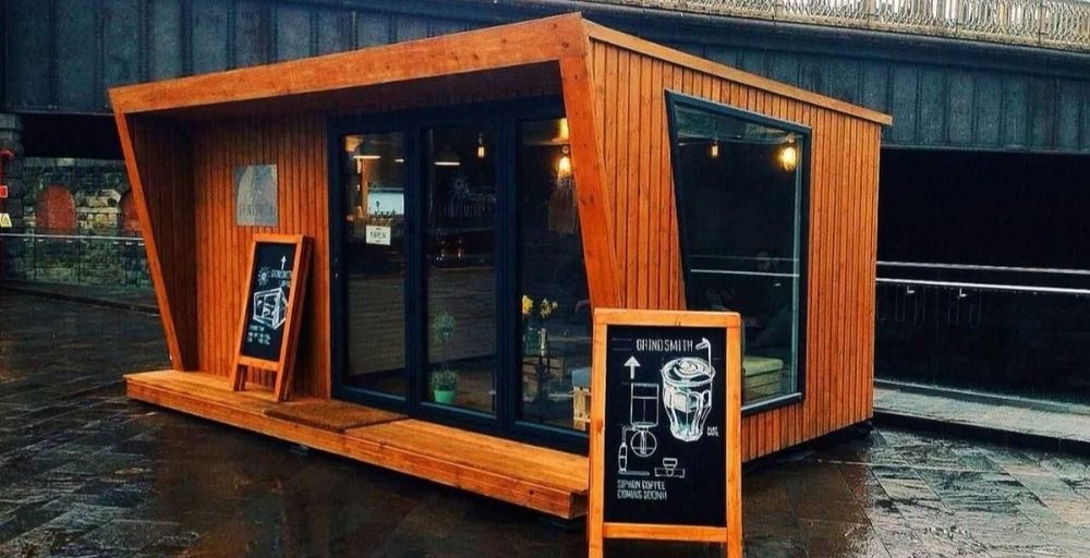 Утепленный контейнер под коммерции