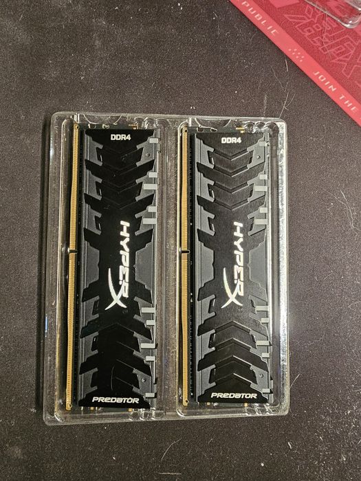 Hyperx predator ram rgb 16x2 и kingston fury 16x2
