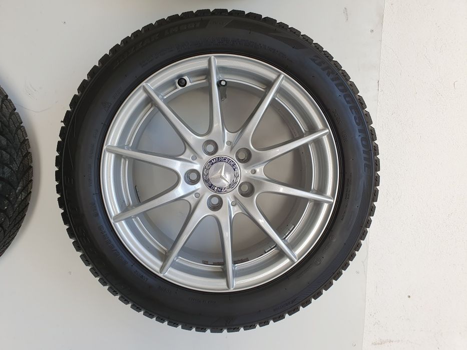 Roti iarna jante aliaj originale Mercedes 205/55/16 , Bridgestone