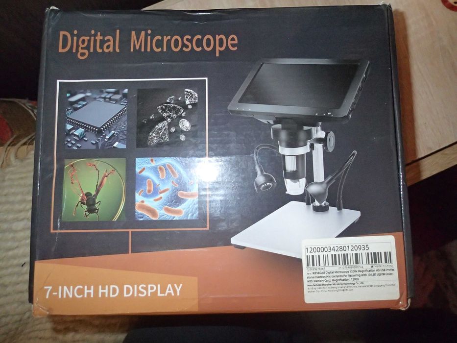 Microscop digital 1500x cu display de 7 inch ( rezervat )