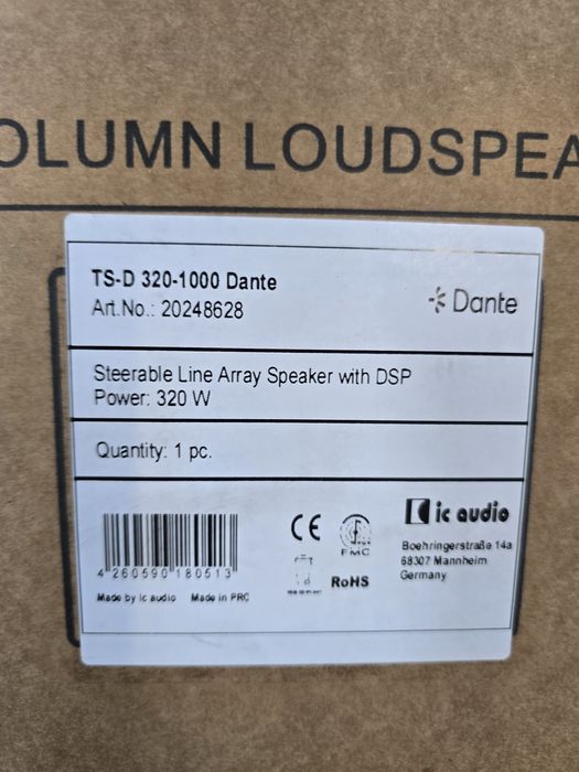 Boxa TS-D 320-1000 Dante Column LoudSpeaker