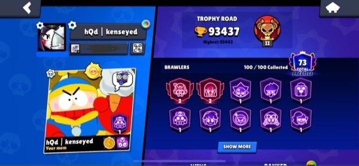 Бравл старс аккаунт