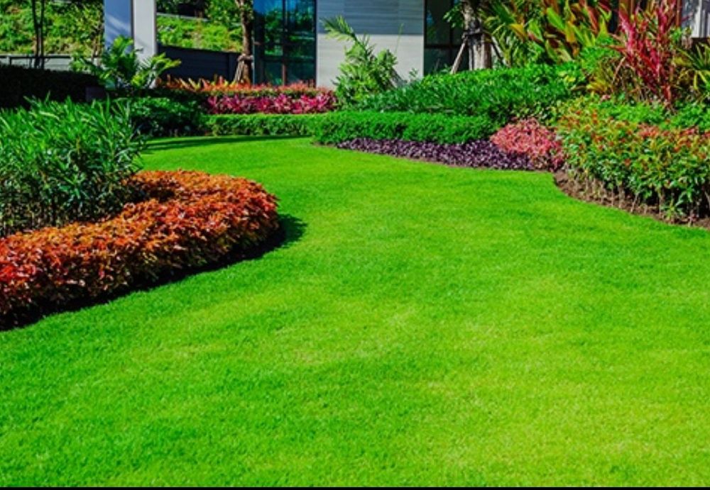 Укладка газона и системы полива