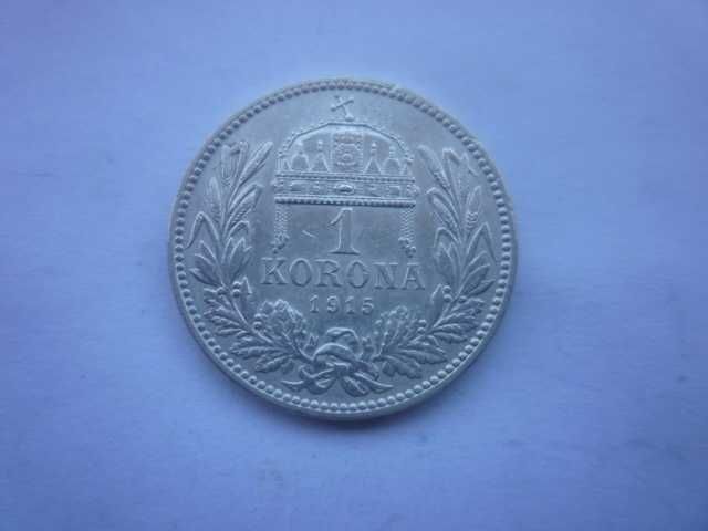 сребърна монета 1 крона 1915