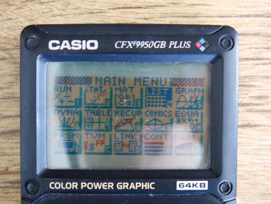 Научен графичен калкулатор Casio CFX-9950GB PLUS, цветен дисплей