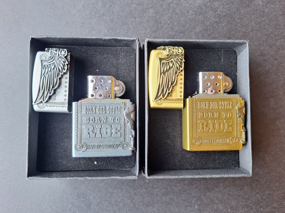 Газови метални запалки Harley Davidson (релефни)