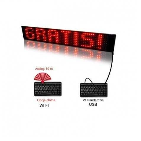 ПРОМО Светеща реклама LED Информационна рекламна табела ВЪВЕЖДА ТЕКСТ