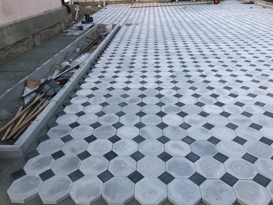 Брусчатка , Бордюр , плитка