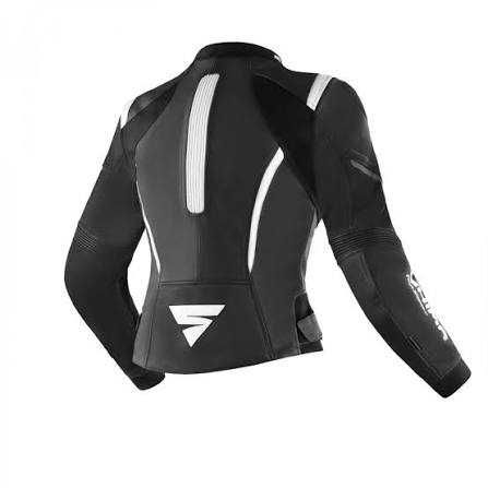 Дамски кожен мото екип SHIMA MIURA RS BLK/WHT,размер 36-S,2части