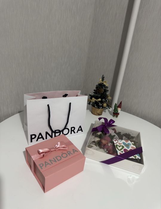 Pandora розовое серце кольцо оригинал