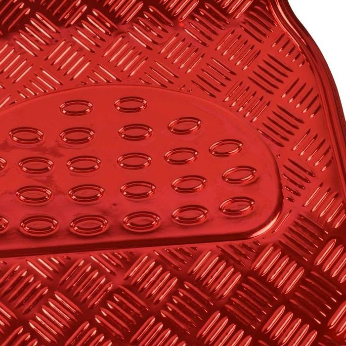 Универсални стелки с метален ефект - Червени, 4 броя.