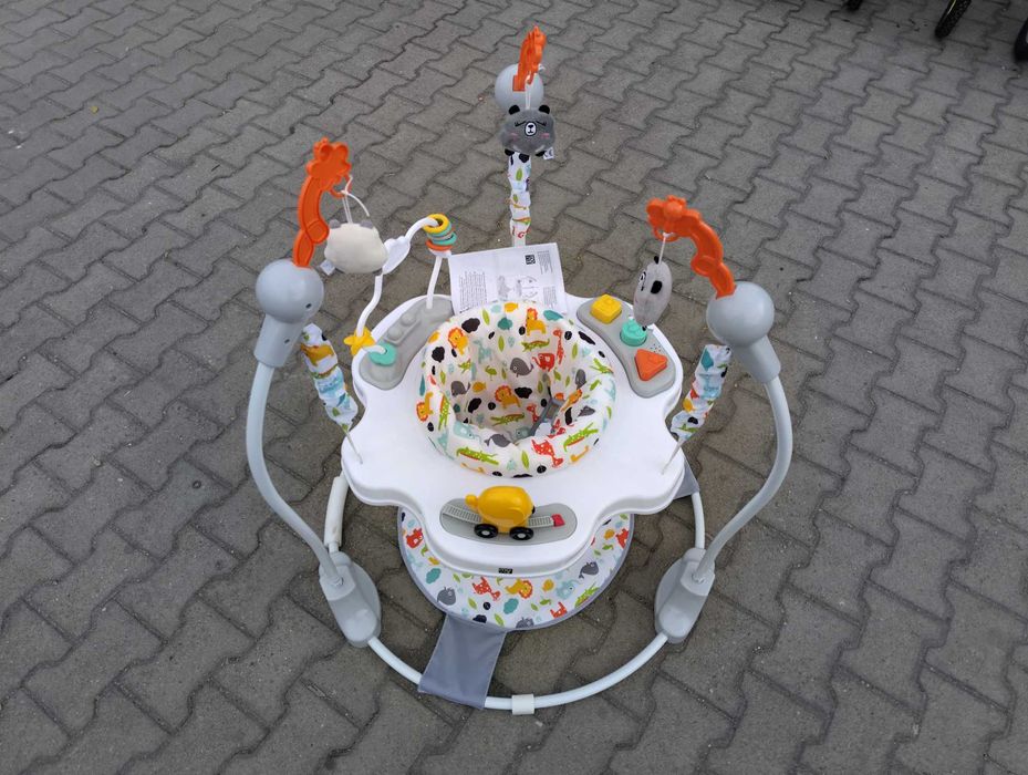 MONI Детско бънджи MAGIC FUN сив