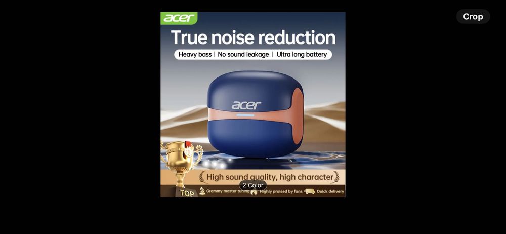 Безжични слушалки Acer