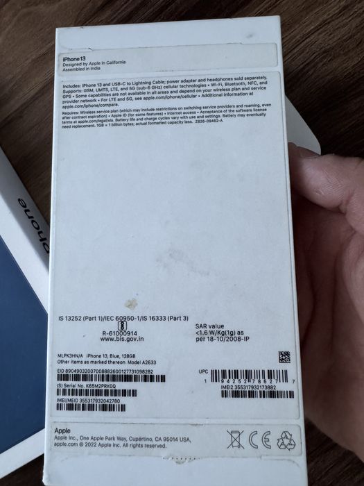 Iphone 13 128gb айфон