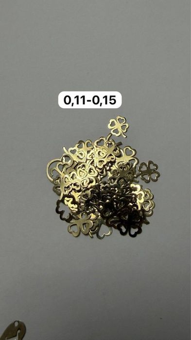 Vând bilute din aur 14k si charmuri toate dimensinile