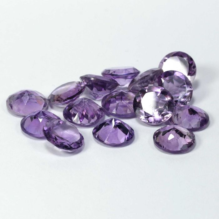 Аметист - полускъпоценния камък, лот от 15