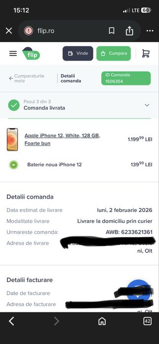 iPhone 12 impecabil !!