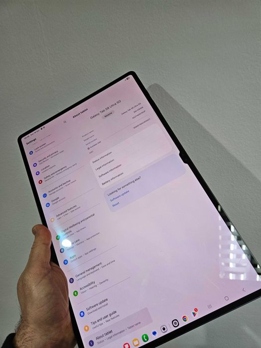 Tableta Samsung Tab S8 ultra, 256 Gb, Sim, Husa!