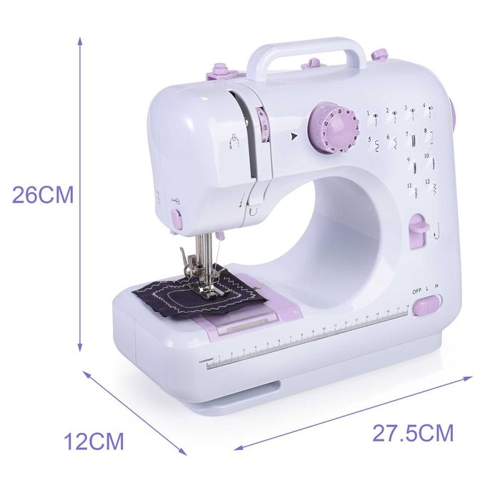 Portativ tikuv mashinasi Mini Sewing Machine SM202, FHSM 12 tikmalar