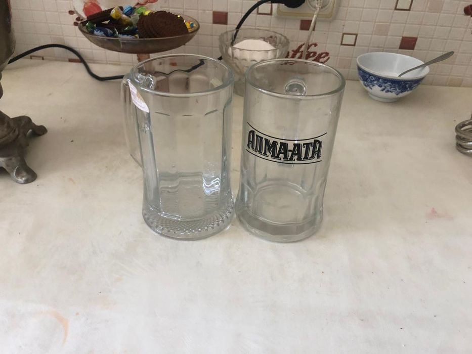 Кружки для пива цена 400 тг новые