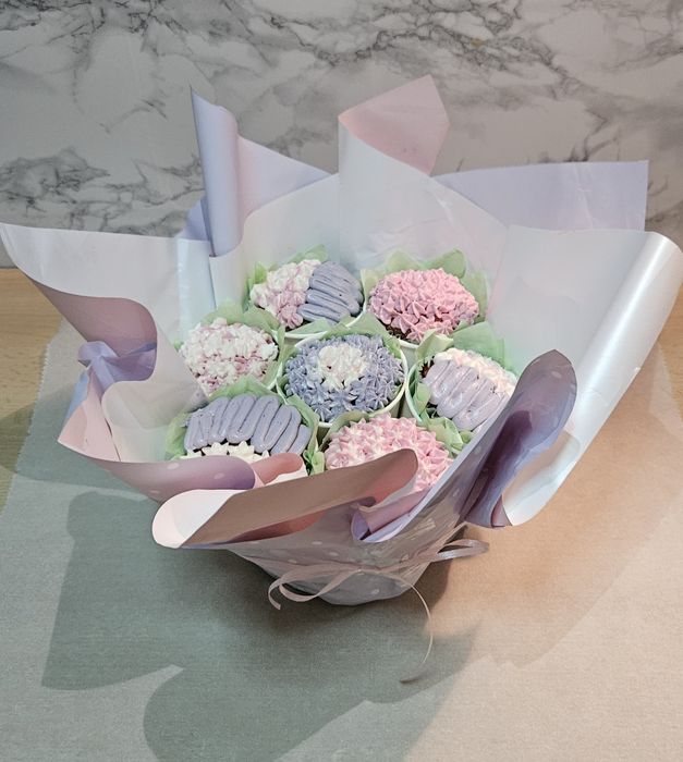 Buchet dulce din brioșe