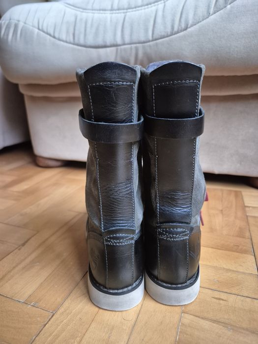 Ghete premium Timberland Brattle Tall, Piele căprioară - 36 (23 cm)