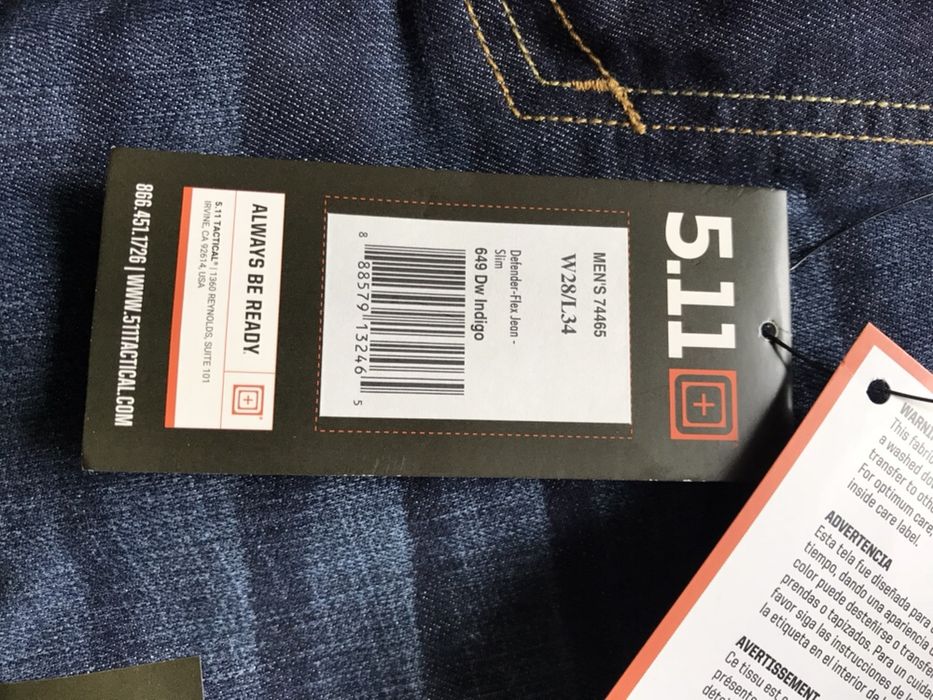 Дънки 5.11 tactical defender flex slim jeans 28/34