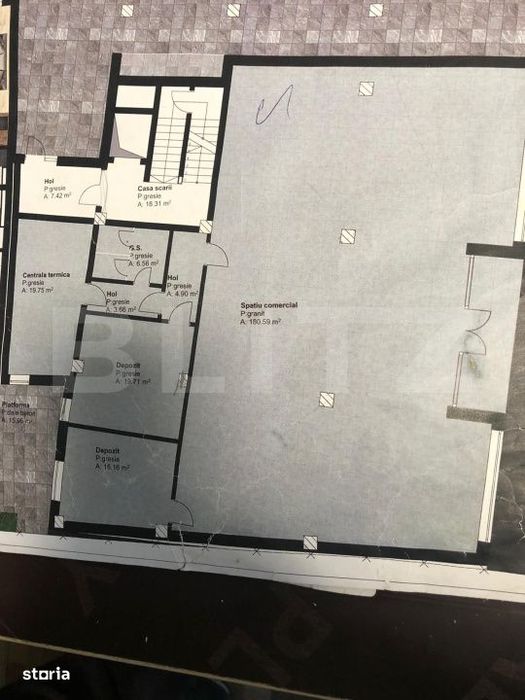 Spatiu comercial, 250 mp, vizibilitate excelenta, 4 parcari, Pod Ira T