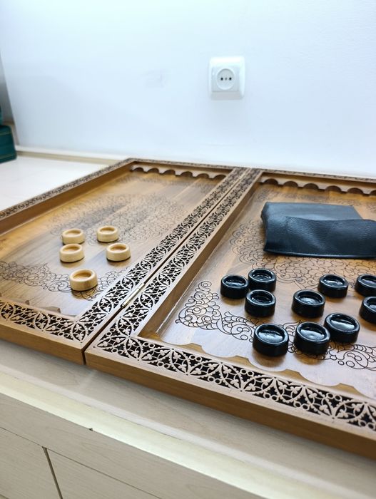 Нарды Narda yongʻoqdan yasalgan 60×30 sm