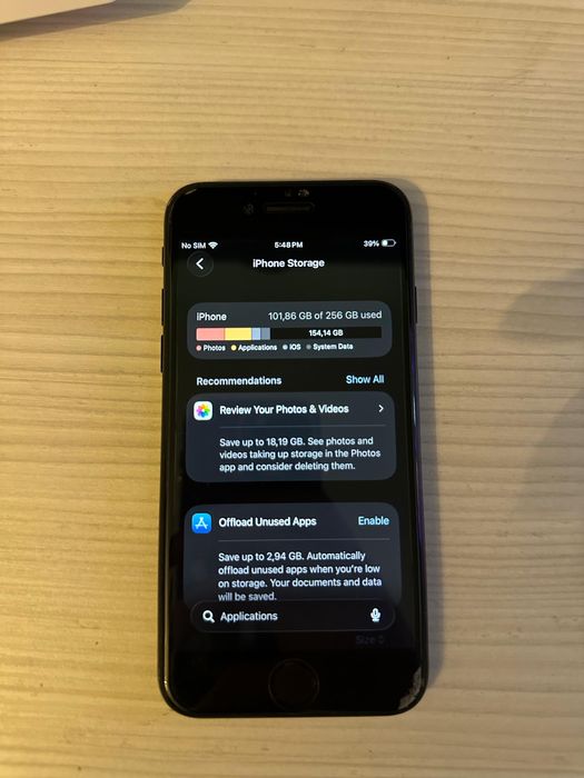 Vand iphone se 3 2022 256gb 86% baterie