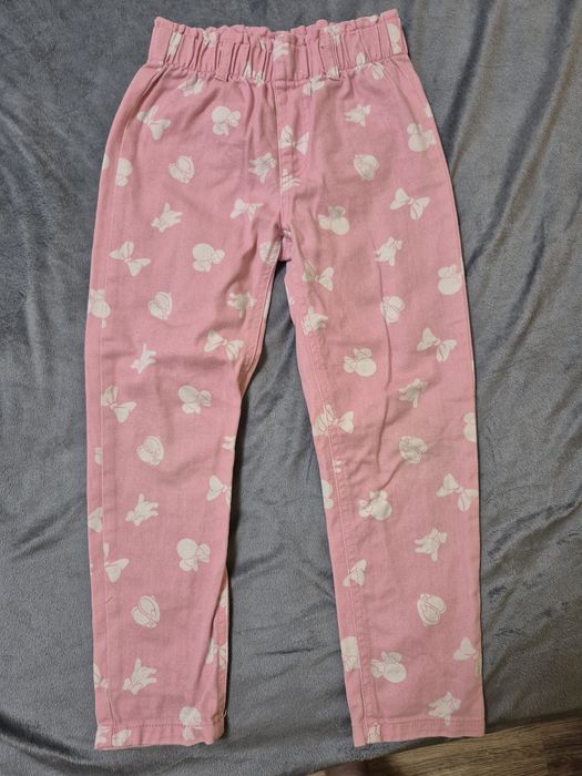 Детски розови дънки на Мини Маус