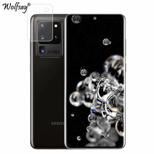 Samsung Galaxy S20 Ultra S20 FE A41 A51 A71 Стъклен протектор камера