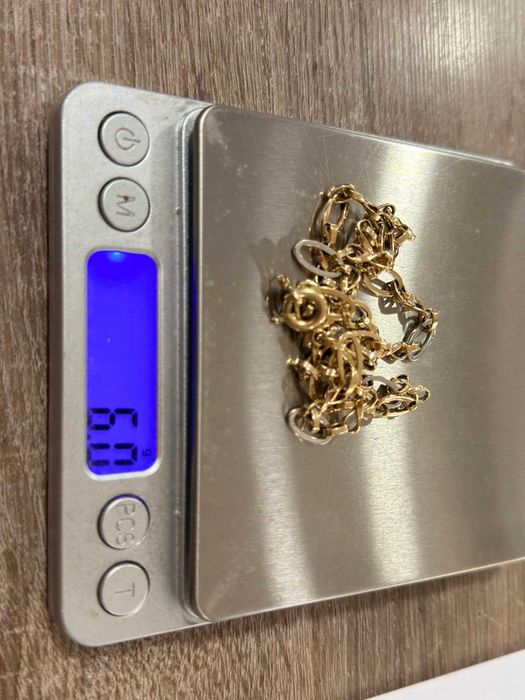 Златен синджир 14К (585) – двуцветно злато, 6.00 гр