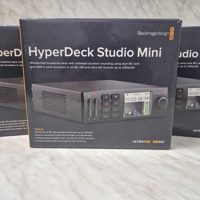 BalckMagic HyperDeck Studio Mini Ultra HD 6GSDI la cutie ca nou Zeus Amanet Rahova