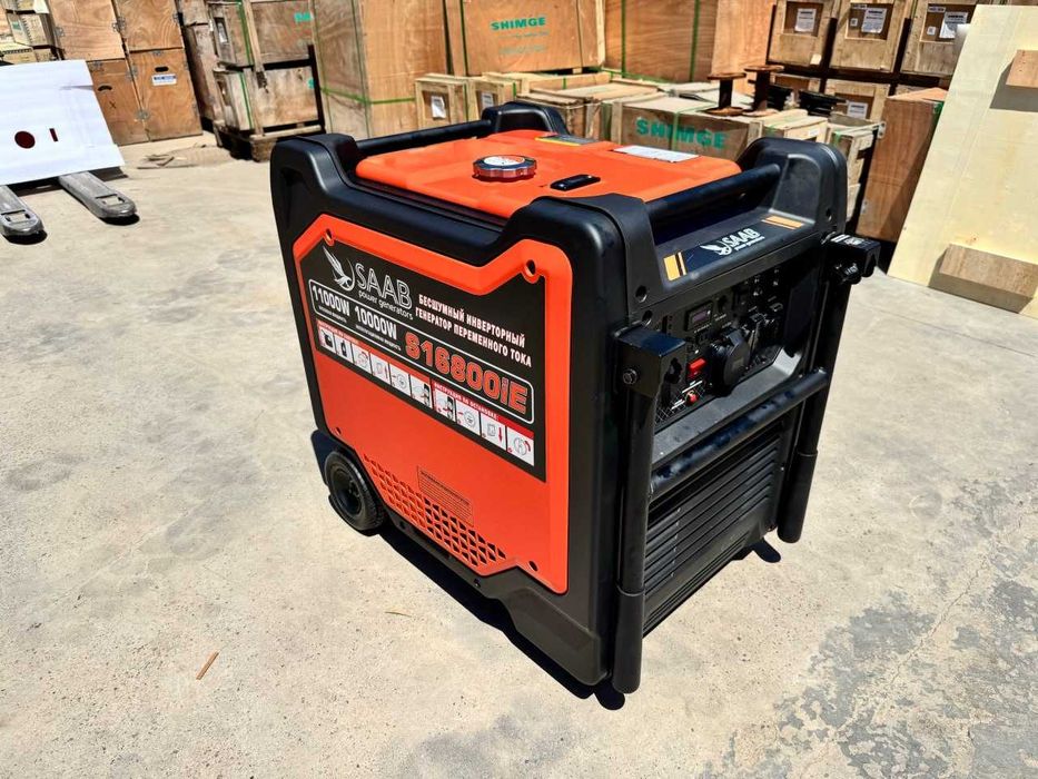 Бесшумный генератор + ATS BOX KM16800 / 11 кВт AVR generator инвертор