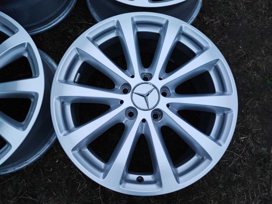 Mercedes/Мерцедес - 17 цола 5x112; 4 бр. Оригинални лети джанти