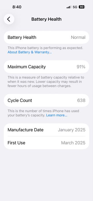 Iphone 16 91 акб(без ремонта)