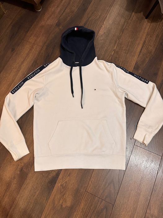 Tommy Hilfiger бял мъжки суичър