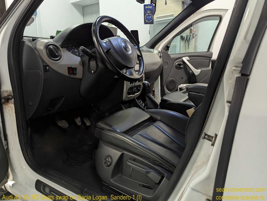 Sistem adaptare scaune de Audi A3 8V pe Logan Duster Sandero