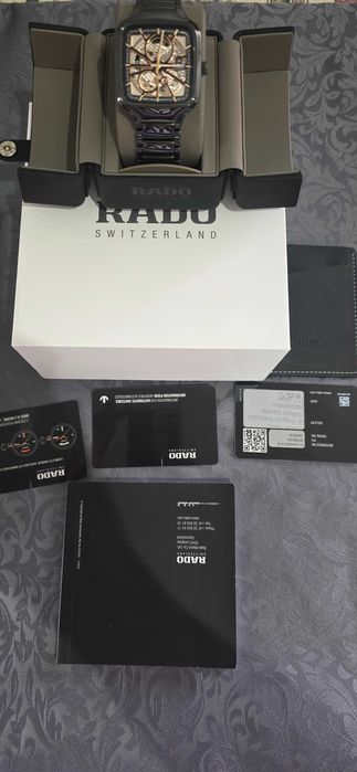 Rado True Square Automatic Open Heart (Full Set / Като нов)