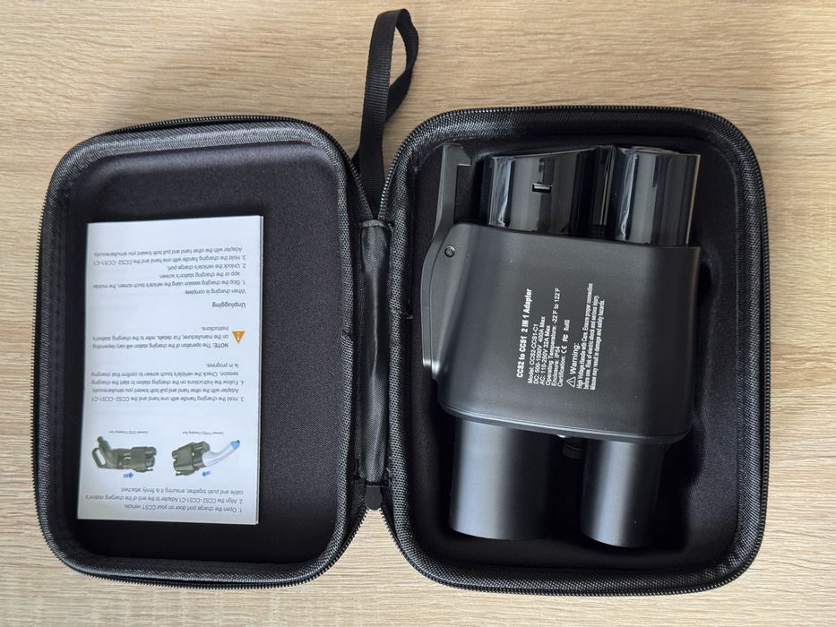 Адаптер CCS2 кьм CCS1 AC+DC за електромобили от САЩ и Канада DC 500-1000V 400А Бързо Зареждане