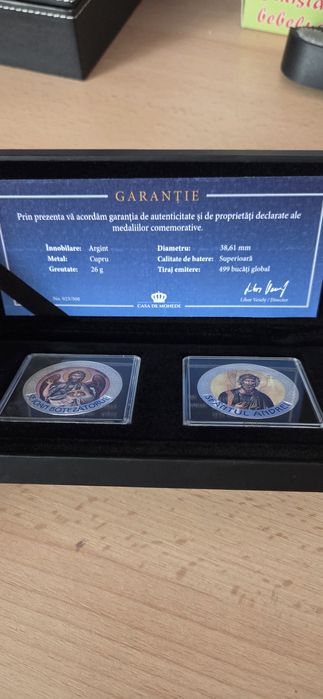 Monede Sf. Ioan Botezatorul si Sf. Andrei